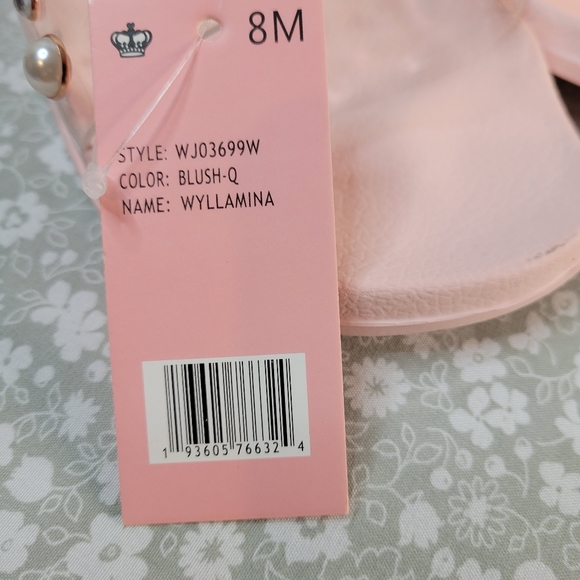 New Juicy Couture Women's Wyllamina Blush-Q Slides - Picture 5 of 9